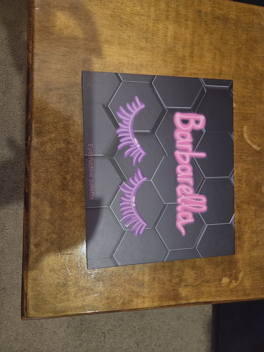 Barbarella Eyeshadow Palette - Black with Pink & Purple Accents